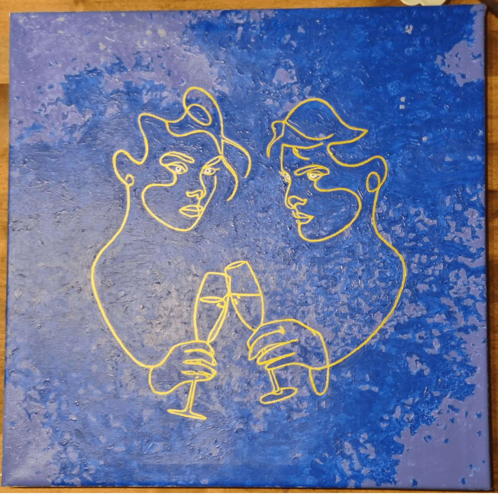 Gold Marker Pen Acryl