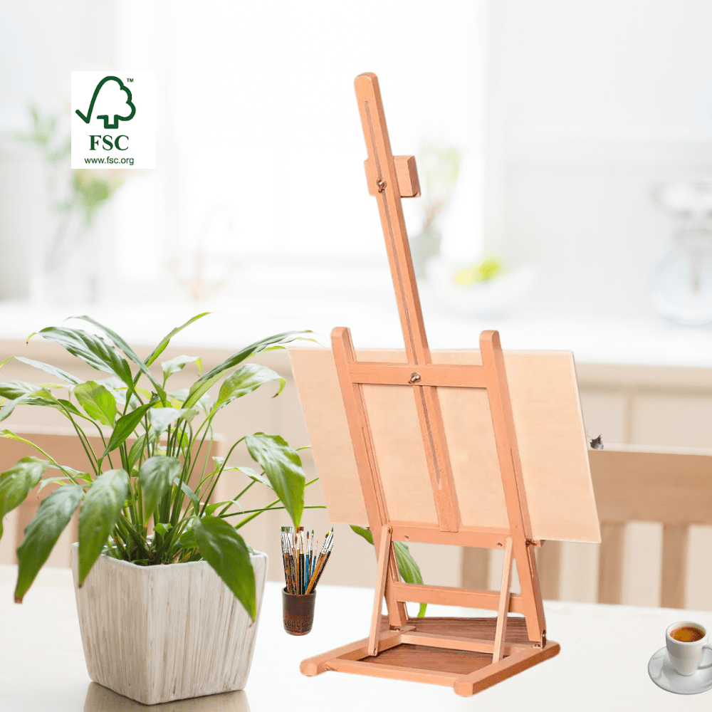 Tischstaffelei Rückansicht