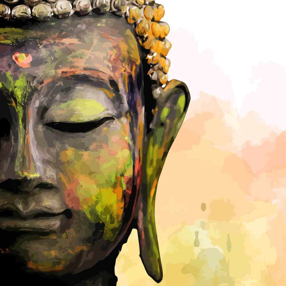 Malen nach Zahlen, Buddha Siddharta