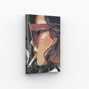 Malen nach Zahlen, Dame Comic Art