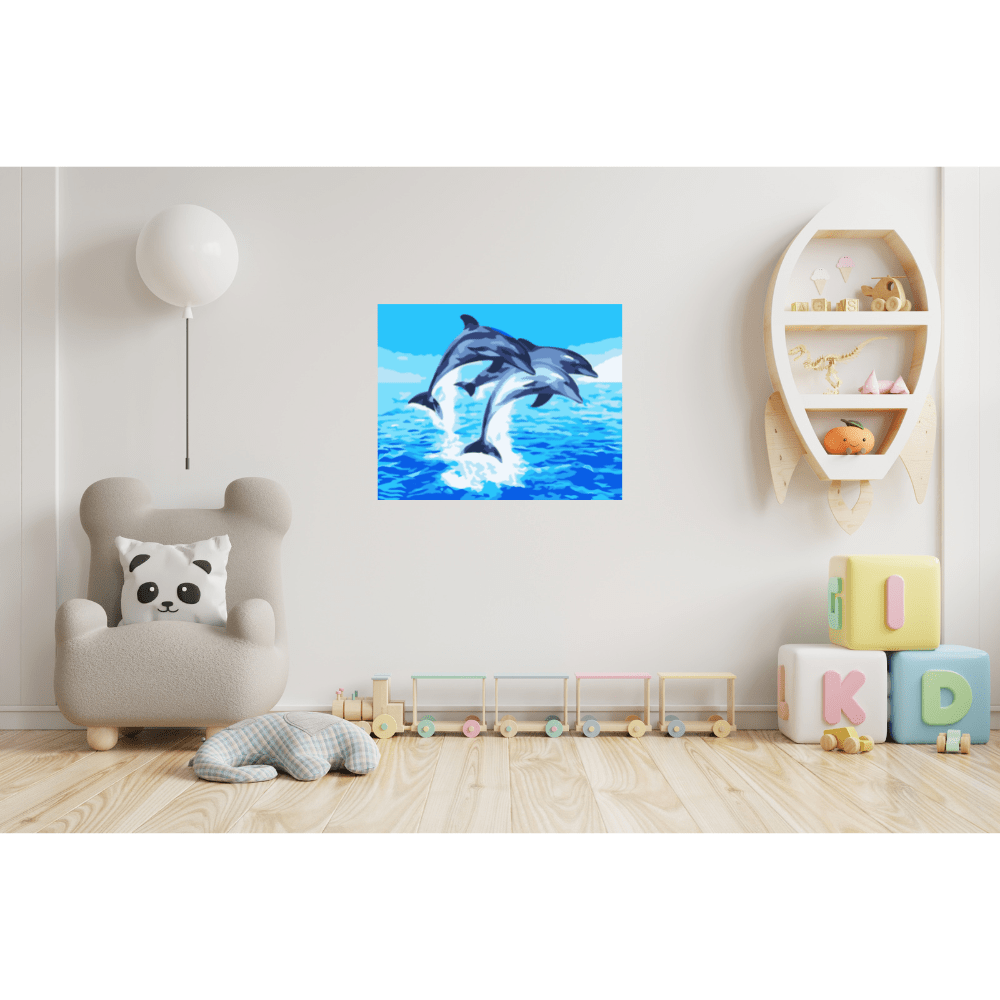 Malen nach Zahlen, Delphin Trio