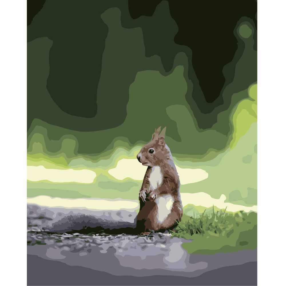Malen nach Zahlen, Eichhörnchen