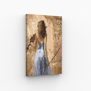 Malen nach Zahlen, Geigerin mit Violine