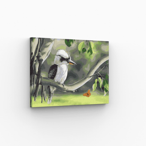 Malen nach Zahlen, Kookaburra, Lachender Hans, Australien