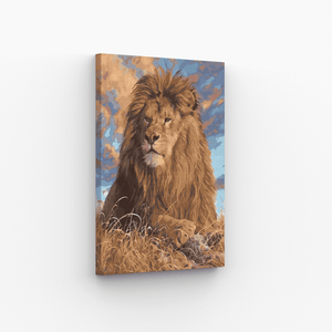 Malen nach Zahlen, Männlicher Löwe