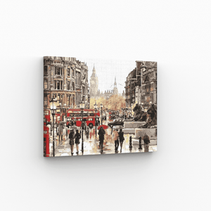 Malen nach Zahlen, London, Trafalgar Square