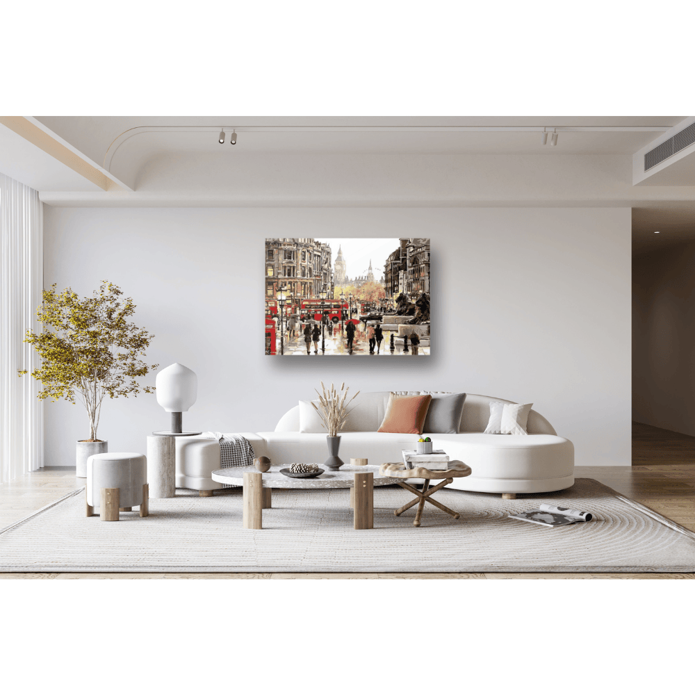 Malen nach Zahlen, London, Trafalgar Square