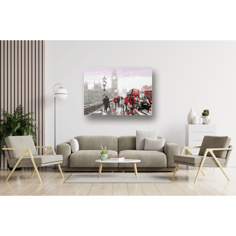 Malen nach Zahlen, London, Westminster Bridge