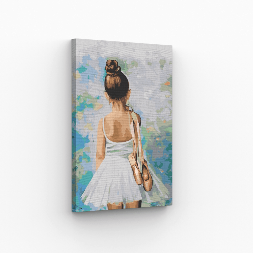 Malen nach Zahlen, Mädchen, Balletttänzerin