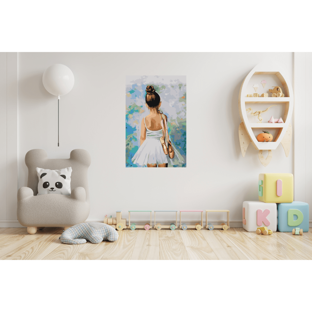 Malen nach Zahlen, Mädchen, Balletttänzerin