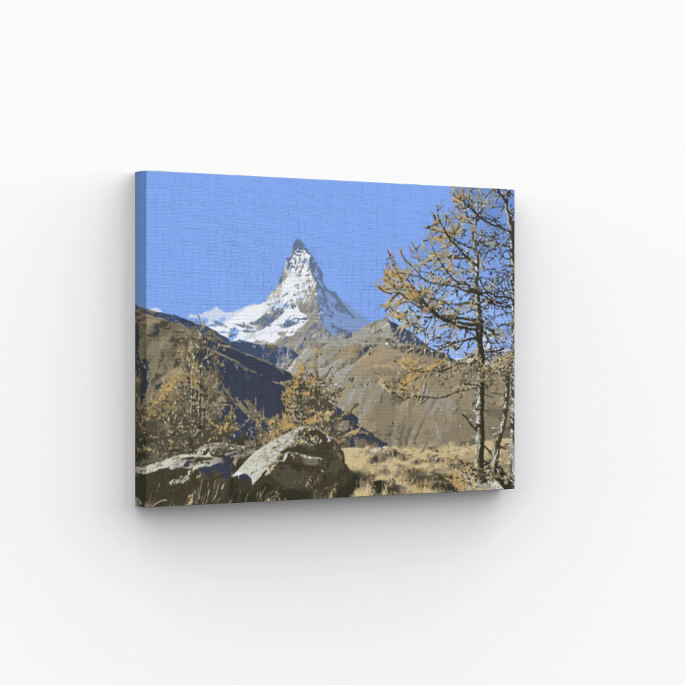 Malen nach Zahlen, Matterhorn, Wallis