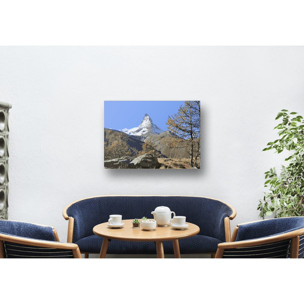 Malen nach Zahlen, Matterhorn, Wallis