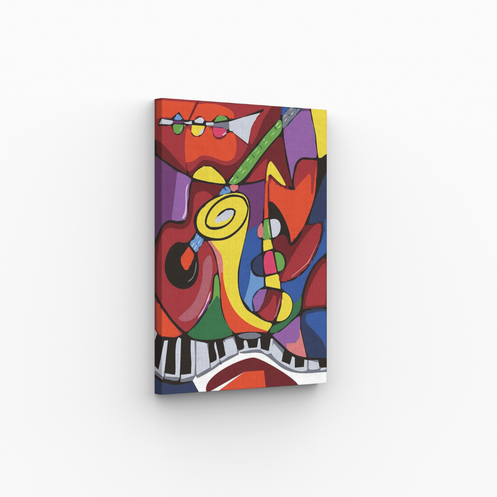 Malen nach Zahlen, Musikinstrumente, kubanisch