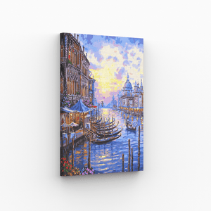 Malen nach Zahlen, Venedig, Canale Grande mit Markusdom