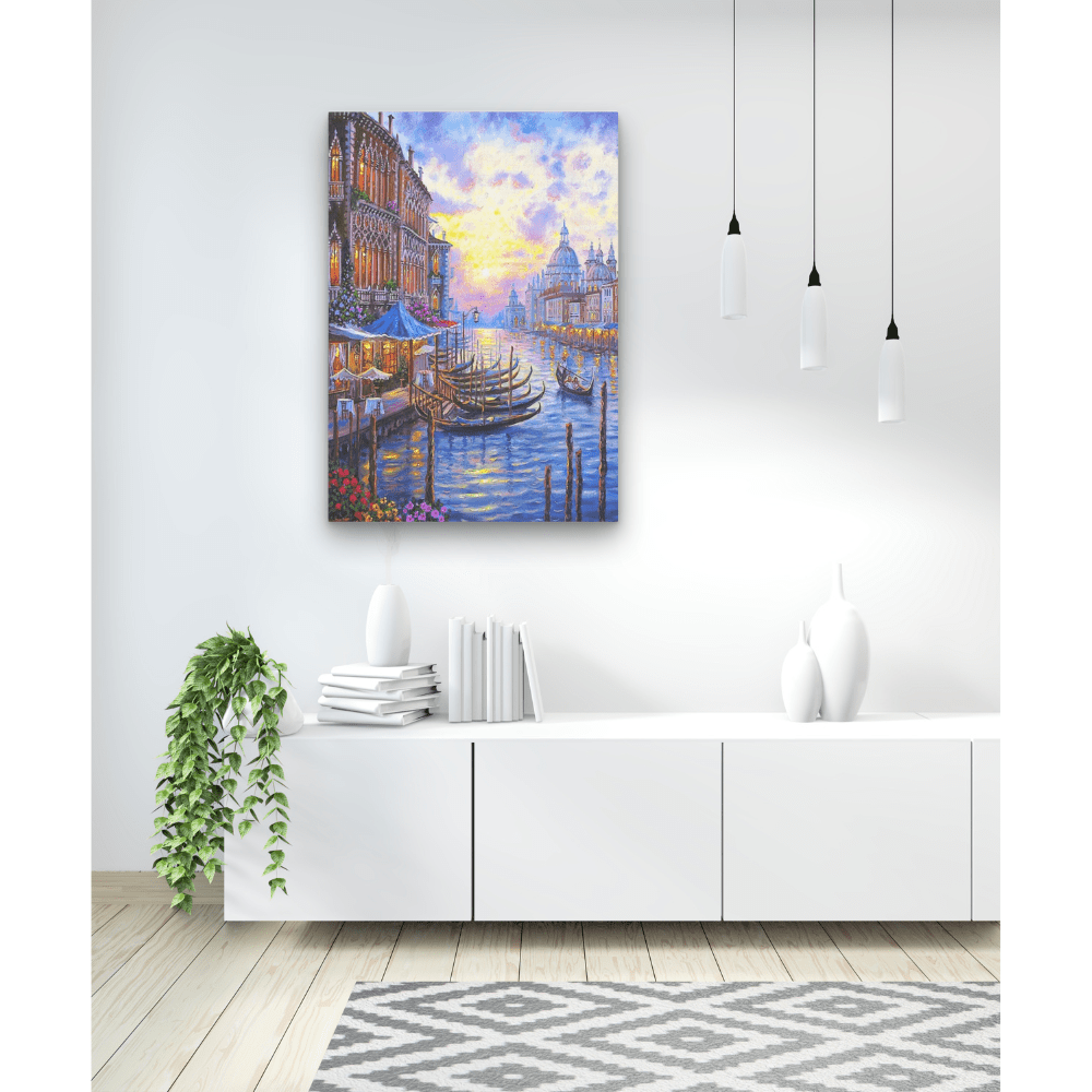 Malen nach Zahlen, Venedig, Canale Grande mit Markusdom