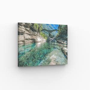 Malen nach Zahlen, Verzasca bei Lavertezzo, Tessin