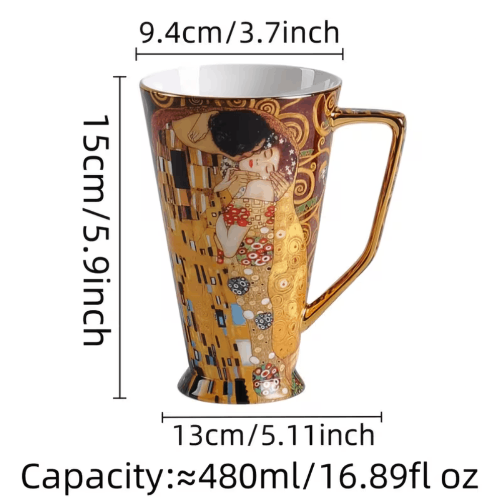 Gustav Klimt "der Kuss" Kaffeetasse