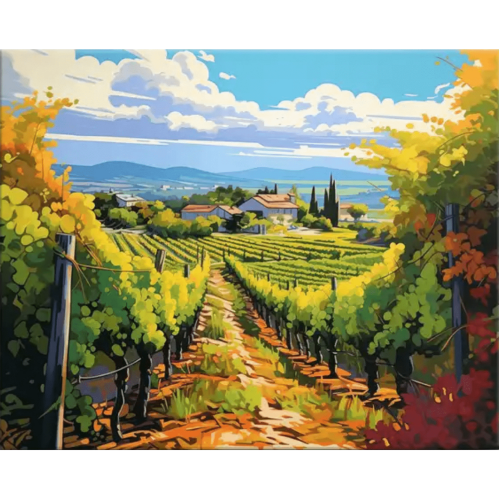 Vignobles en Toscane