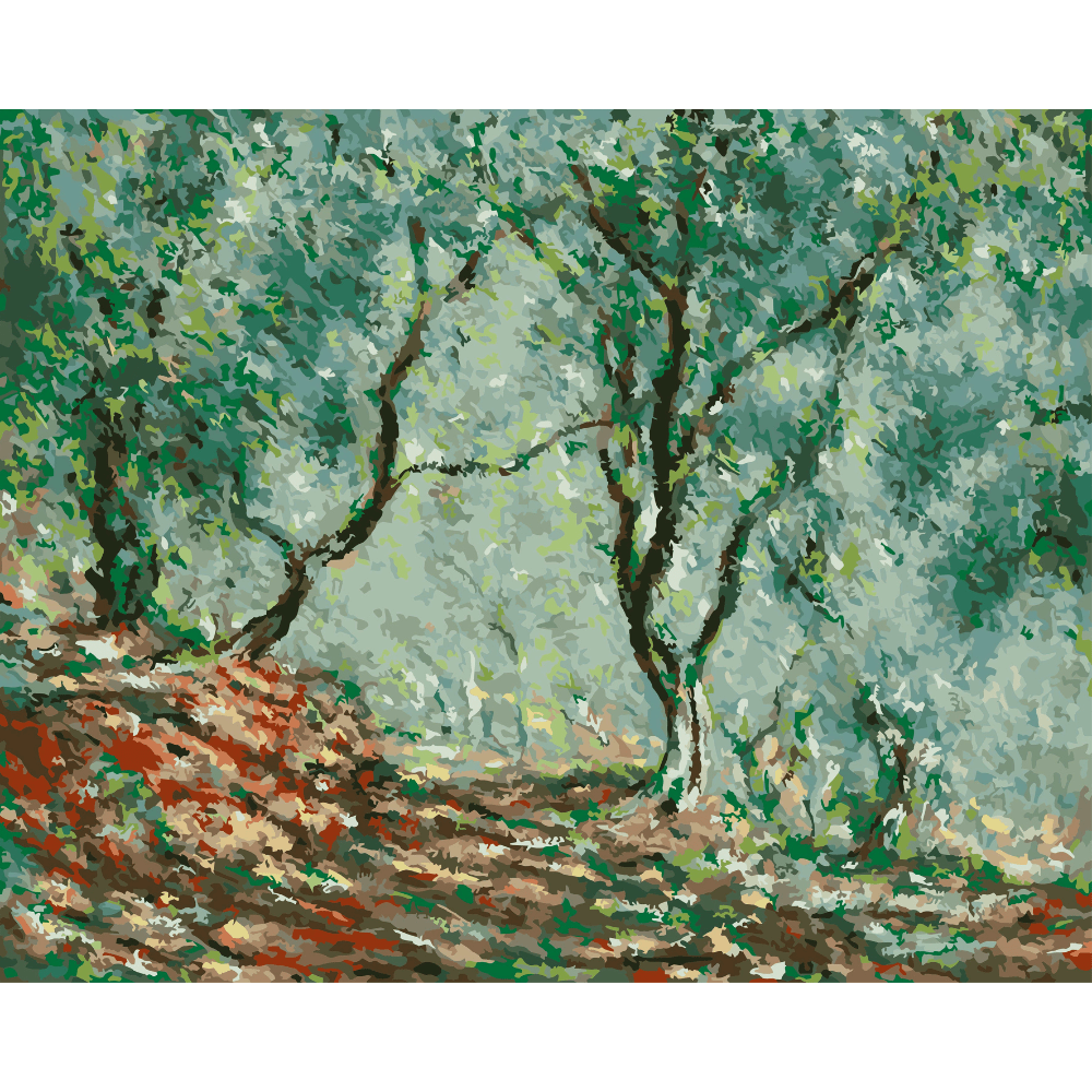 Olivenhain im Moreno Garten von Claude Monet