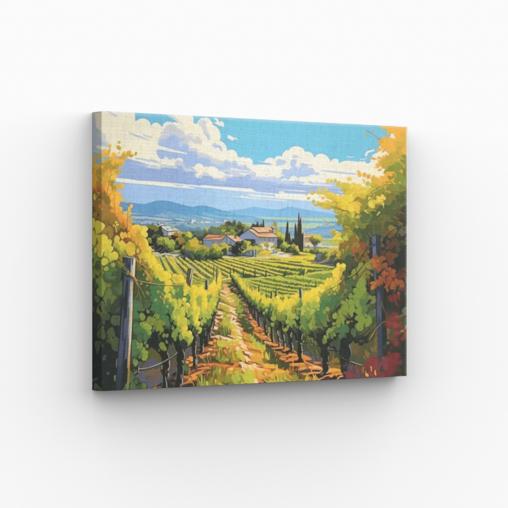 Vignobles en Toscane
