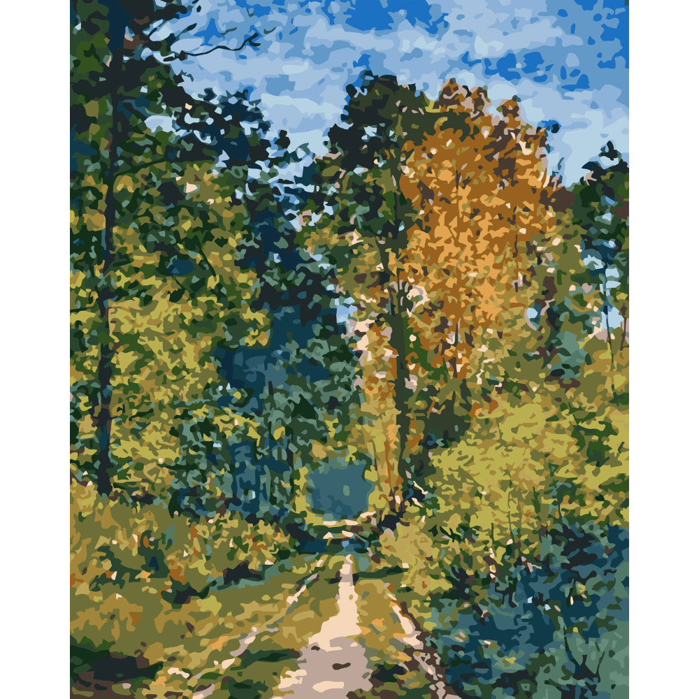 Der Waldweg von Claude Monet