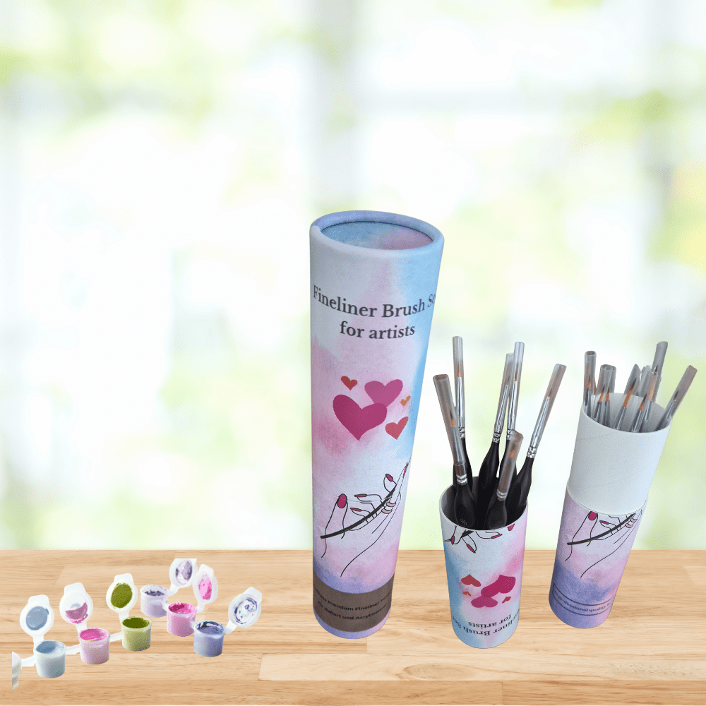 4-teiliges Kreativset: Van Gogh Lilien DIY-Package