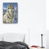Carica l&#39;immagine nel visualizzatore Galleria, Malen nach Zahlen, Wolf im Winter bei Nacht