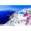 Malen nach Zahlen, Santorini, Aussicht auf das Meer