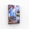 Lade das Bild in den Galerie-Viewer, Malen nach Zahlen, Santorini, Gasse mit Blumen
