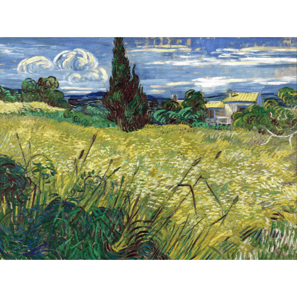 Malen nach Zahlen, Weizenfeld mit Zypresse, Vincent van Gogh, Kunst